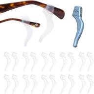 😎 sleek and secure smarttop eyeglass ear grips: dual hole design silicone anti-slip ear hooks for sunglasses and eyeglasses logo