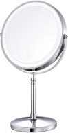 💡 amztolife 8-inch lighted makeup mirror: double sided, dimmable & rechargeable with 10x magnification logo