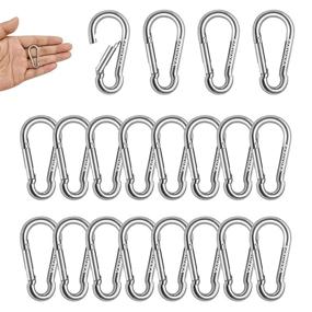 img 4 attached to 🔗 Carabiner Stainless Spring Inches: The Reliable Industrial Hardware Solution