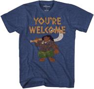 👕 disney welcome t-shirt for men - heather burnout clothing and shirts logo