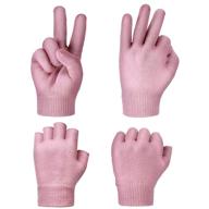 🧤 revitalize your hands with 2 pairs of moisturizing gloves for soft, smooth and nourished skin (pink) logo