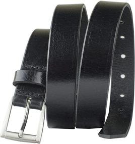 img 4 attached to Womens Nickel Black Belt Ashe Handmade USA 42: Stylish Fashion Accessory for Women