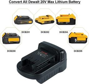 img 2 attached to 🔌 Mellif DW18ML: Convert Dewalt 20V Battery to Milwaukee M18 18V Tool Use with Battery Adapter