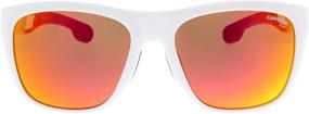 img 3 attached to Carrera Sunglasses Matte White Mirror