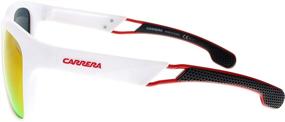 img 2 attached to Carrera Sunglasses Matte White Mirror