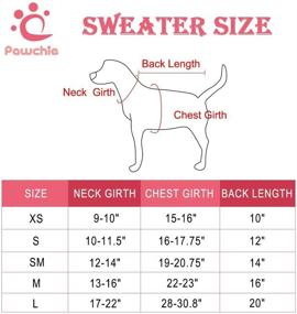 img 3 attached to 🐾 PAWCHIE Cozy Turtleneck Dog Sweater: Stylish Plaid Knitwear for Small to Large Dogs, Keeping Them Warm and Fashionable