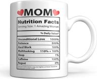 🎁 mom mug christmas gift from daughter - unique 11oz ceramic cup for world's best mom - birthday & christmas present ideas for moms logo