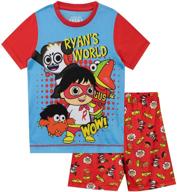 comfy and stylish ryans world boys' pyjamas: perfect for a good night's sleep! logo