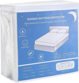 img 4 attached to CAROMIO Mattress Protector Waterproof Breathable Bedding
