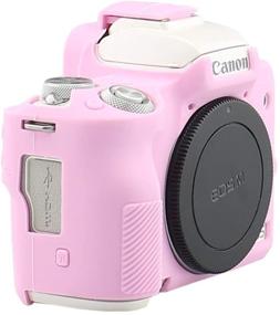 img 2 attached to 📷 Canon EOS M50/M50 II Camera Easy Hood Case - Anti-Scratch Soft Silicone Housing Cover, Protective Skin (Pink) - Enhance SEO