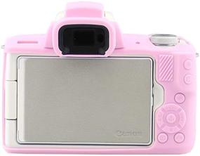 img 3 attached to 📷 Canon EOS M50/M50 II Camera Easy Hood Case - Anti-Scratch Soft Silicone Housing Cover, Protective Skin (Pink) - Enhance SEO