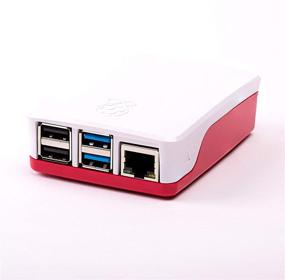 img 4 attached to 🔴 Stylish Raspberry Pi 4 Case - Red/White: RPI4-CASE-RW