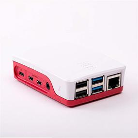 img 3 attached to 🔴 Stylish Raspberry Pi 4 Case - Red/White: RPI4-CASE-RW