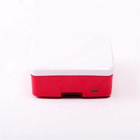 img 1 attached to 🔴 Stylish Raspberry Pi 4 Case - Red/White: RPI4-CASE-RW