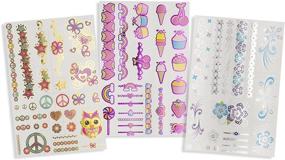 img 2 attached to 💫 Metallic Temporary Tattoos by Melissa & Doug