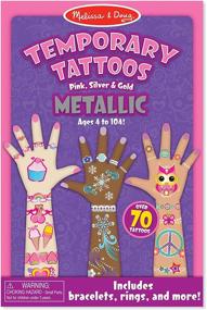 img 4 attached to 💫 Metallic Temporary Tattoos by Melissa & Doug