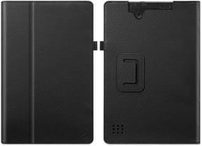 img 3 attached to 📱 Fintie Case for RCA 11 Delta Pro 11.6 inch / 2019 RCA Galileo Pro 11.5&#34; RCT6513W87DK5E 2-in-1 Tablet - Slim Fit Vegan Leather Folio Cover with Pencil Holder (Black)
