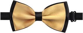 img 2 attached to 🎩 Stylish Pre Tied Tuxedo Champagne Men's Accessories: Adjustable Length Ties, Cummerbunds & Pocket Squares