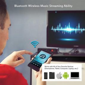 img 1 attached to PyleHome PSBV630HDBT.5: Продвинутая звуковая панель для телевизора с Bluetooth, встроенным сабвуфером и системой объемного звука.