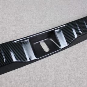 img 2 attached to Beautost Toyota Interior Bumper Carbon