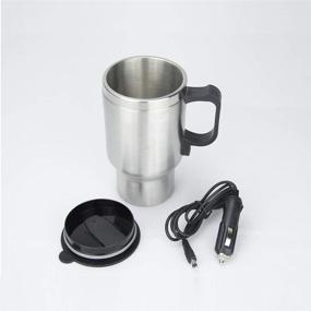 img 2 attached to ☕️ Stay Warm on the Go with the 12V Car Heating Cup - Stainless Steel Electric Coffee Thermos Mug for Travel