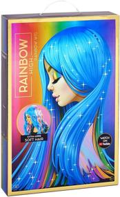 img 1 attached to 🌈 Vibrant Rainbow High Wig for Girls - 572534EUC: Add a Colorful Twist!