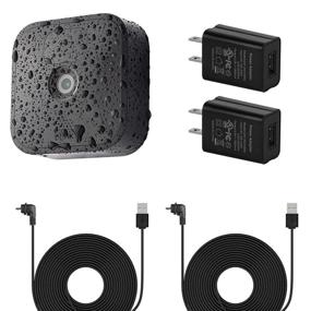 img 4 attached to 🔌 30ft Weatherproof Cable with 2Pack Power Adapter for Blink XT / XT2 & All-New Blink Outdoor Indoor Camera, Ensuring Continuous Power for Your Blink Camera, Eliminating Battery Replacement Needs