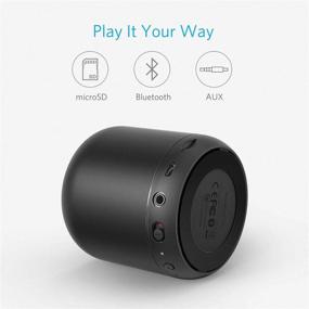 img 1 attached to Anker Soundcore Mini Bluetooth Speaker - Super-Portable with 15-Hour Playtime, 66-Foot Bluetooth Range, Enhanced Bass, Noise-Cancelling Microphone (Black)