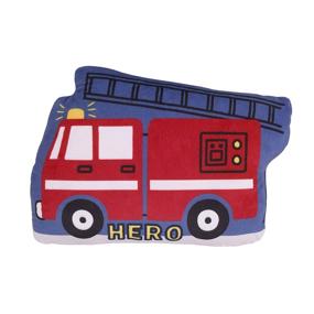 img 3 attached to 🚒 Декоративная подушка Carter's Firetruck Red, White & Blue - идеальное дополнение к патриотическому декору в красном, синем, белом и желтом цветах