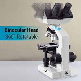 img 2 attached to 🔬 OMAX 40X-2000X LED Binocular Compound Lab Microscope: Mechanical Stage, Accessories Included