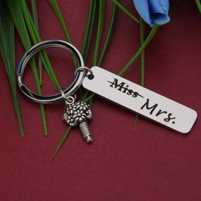 img 1 attached to QIIER Keychain Wedding Jewelry Bridal