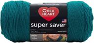 💙 e300-656 красная пряжа super saver yarn в цвете real teal - высокопроизводительный выбор логотип