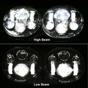 img 1 attached to Двойное обновление передних фар LED для мотоцикла Road Glide (2004-2013) - Черный