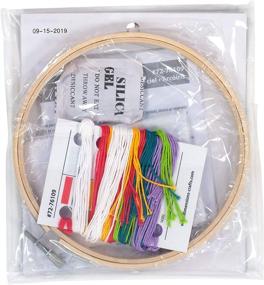 img 3 attached to 💖 DIY Needlepoint Kit: Explore the Rainbow with DIMENSIONS 72-76109, Complete with 6'' Bamboo Hoop