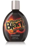 🌞 millennium tanning products - ultra dark bronzing lotion, insanely black 60x mega-tingle formula - 13.5 ounce logo