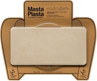 mastaplasta large self-adhesive premium leather repair patch, suede beige - 8 x 4 inch - first-aid solution for sofas, car seats & more logo