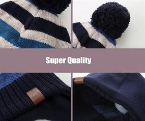 img 1 attached to 🧢 Upgrade Your Style with AHAHA Beanies Earflap - Perfectly Fleece Lined Boys' Accessories