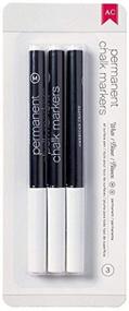 img 1 attached to 🎨 Enhance Your Artistic Creations with the American Crafts White Chalk Marker Set - 3 Piece