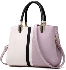 img 4 attached to 👜 Nevenka Leather Satchel Shoulder Handbags & Wallets for Women