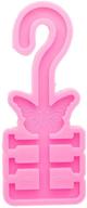 🦋 silicone resin mold for diy car hanger - glossy butterfly pattern hook-up mold for epoxy resin jewelry casting - craft making mold for shiny, glossy finish logo
