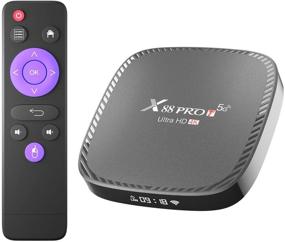 img 4 attached to 📺 X88 Pro T Android TV Box с Android 10.0, 2 ГБ оперативной памяти, 16 ГБ встроенной памяти, четырехъядерный процессор H313, поддержка 4K, двойной WiFi, HD 2.0 и Ethernet: Подробный обзор.