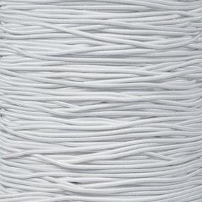 img 3 attached to 🎨 Craft County Elastic Nylon Bungee Stretch Shock Cord: Perfect for Beading, Party Favors, Friendship Bracelets, and DIY Craft Projects - White, 1/16 Inch X 50 Feet