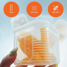 img 2 attached to 🍱 TeTeBak Airtight Food Storage Containers (6PCS) - BPA-Free, Stackable & Removable Plastic Containers for Pantry Organization and Meal Prep, Reusable & Convenient