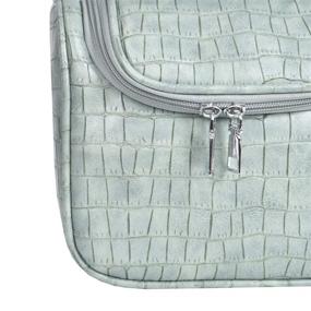 img 1 attached to Efficiently Organize Your Cosmetics with the Portable Cosmetic Toiletry Organizer Crocodile