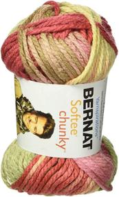img 4 attached to 🧶 Bernat 161129-29222 Softee Chunky Ombre Yarn - Summerset: Vibrant and Soft Yarn for All Your Summer Knitting Projects