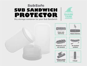 img 3 attached to SubSafe Sub Sandwich Container – A Reusable Sandwich Keeper Ensuring Sub Freshness, No Sogginess – Perfect Boating and Cooler Essential – Featured on Shark Tank, an Excellent Gift Option