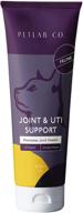 petlab co. chicken flavour cat hip & joint support with ut food topper gel for occasional aching joints & ut support logo