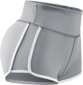 img 1 attached to 🩳 Gafeng Women's Scrunch Butt Shorts - Booty Lift, Ruched High Waist, Workout Yoga Running Leggings