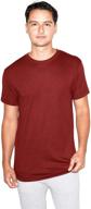 american apparel crewneck t shirt tri cranberry men's clothing for t-shirts & tanks logo