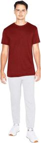 img 1 attached to American Apparel Crewneck T Shirt Tri Cranberry Men's Clothing for T-Shirts & Tanks